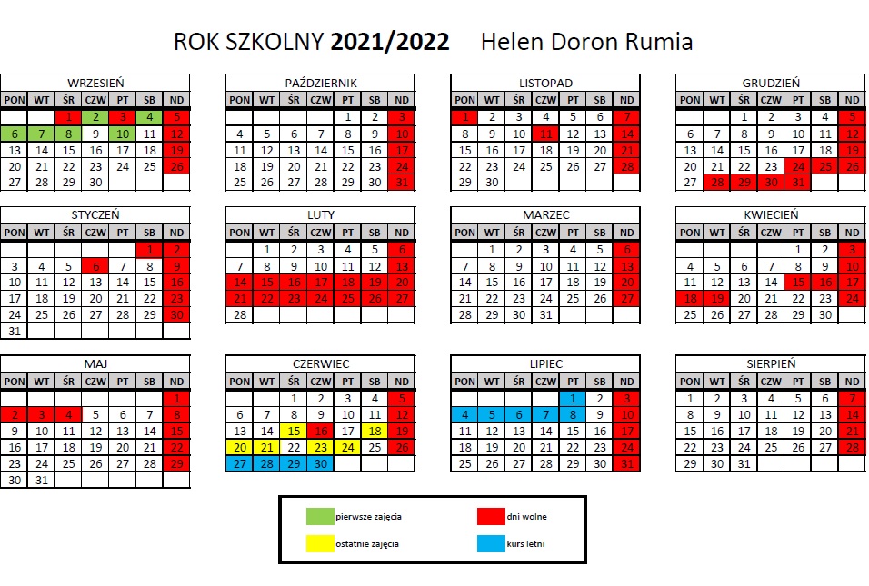 kalendarz 21 22