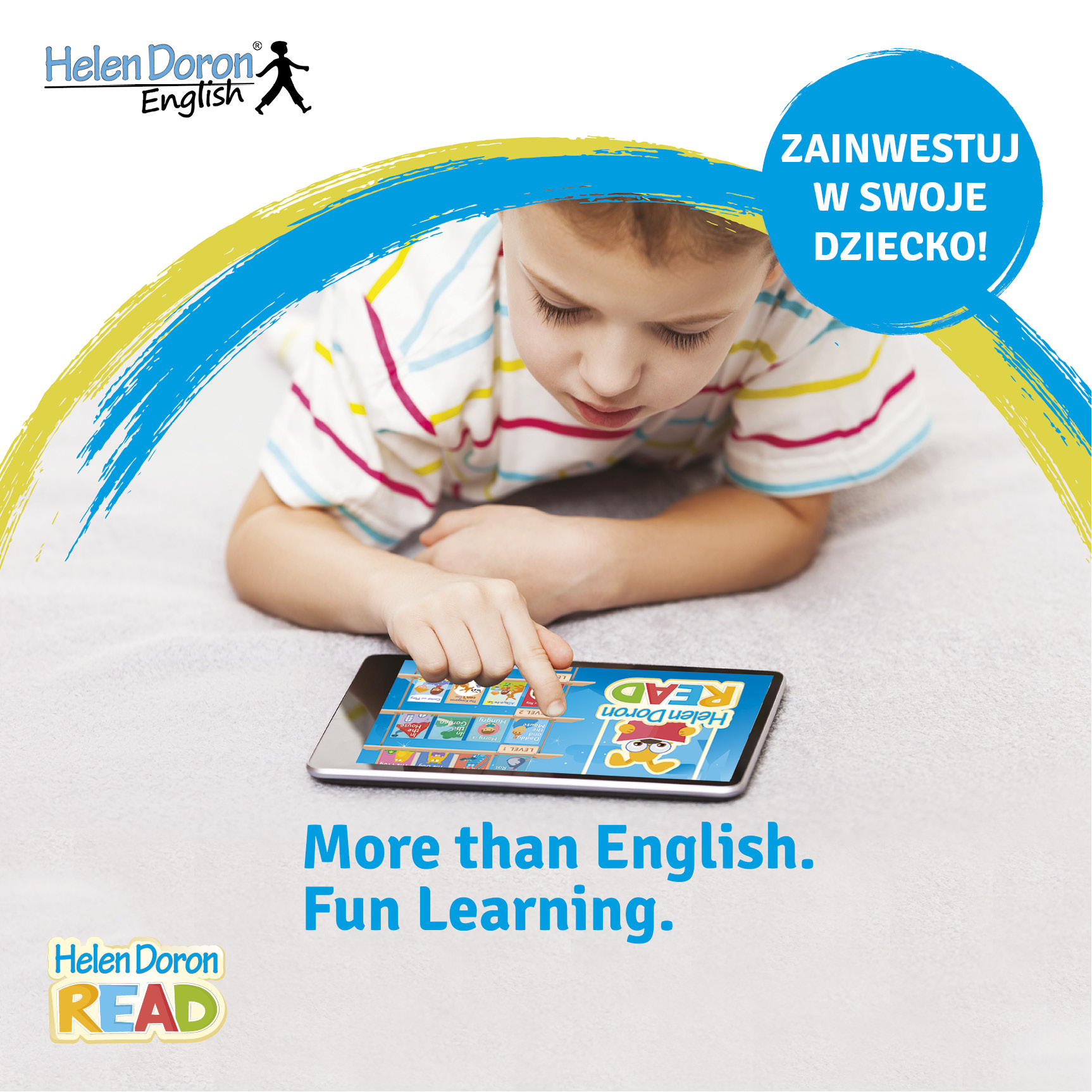 Aplikacja dla  dzieci do nauki czytania po angielsku Helen Doron Read