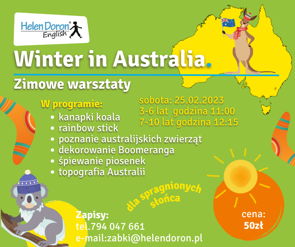 Winter in australia fb - Helen Doron English