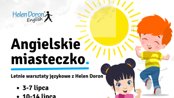 Zaprasza w lipcu do angielskiego miasteczka! Wakacyjne warsztaty językowe dla dzieci w Centrum Helen Doron Kraków