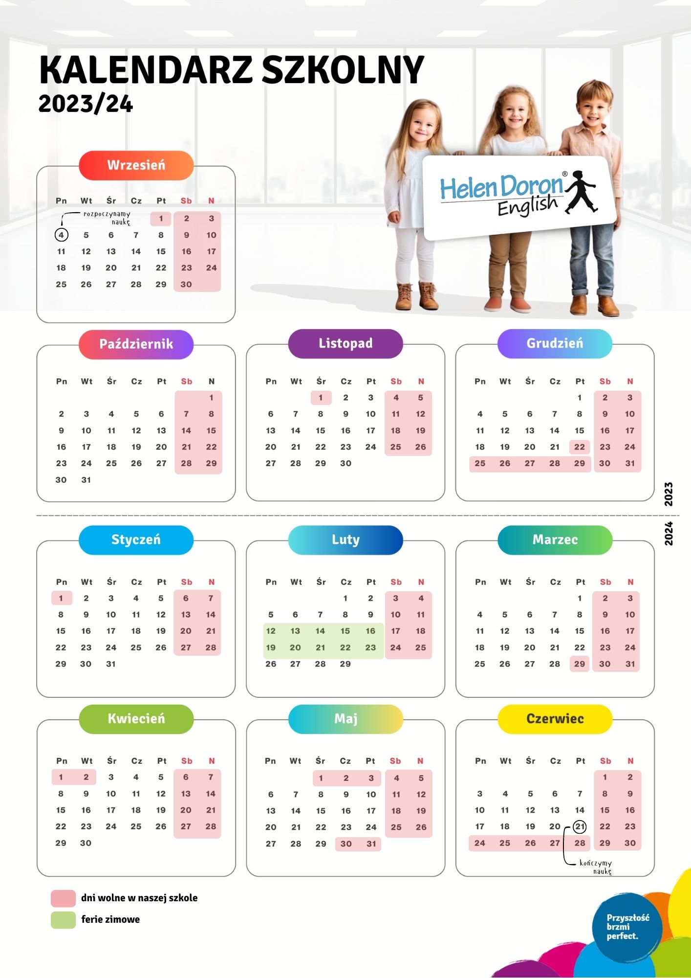 kalendarz zajec Helen Doron Fordon 23 24 1 - Helen Doron English
