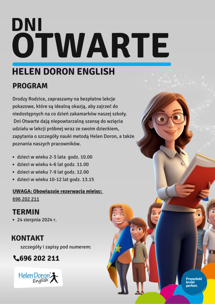 dni otwarte plakat A3 – kopia - Helen Doron English