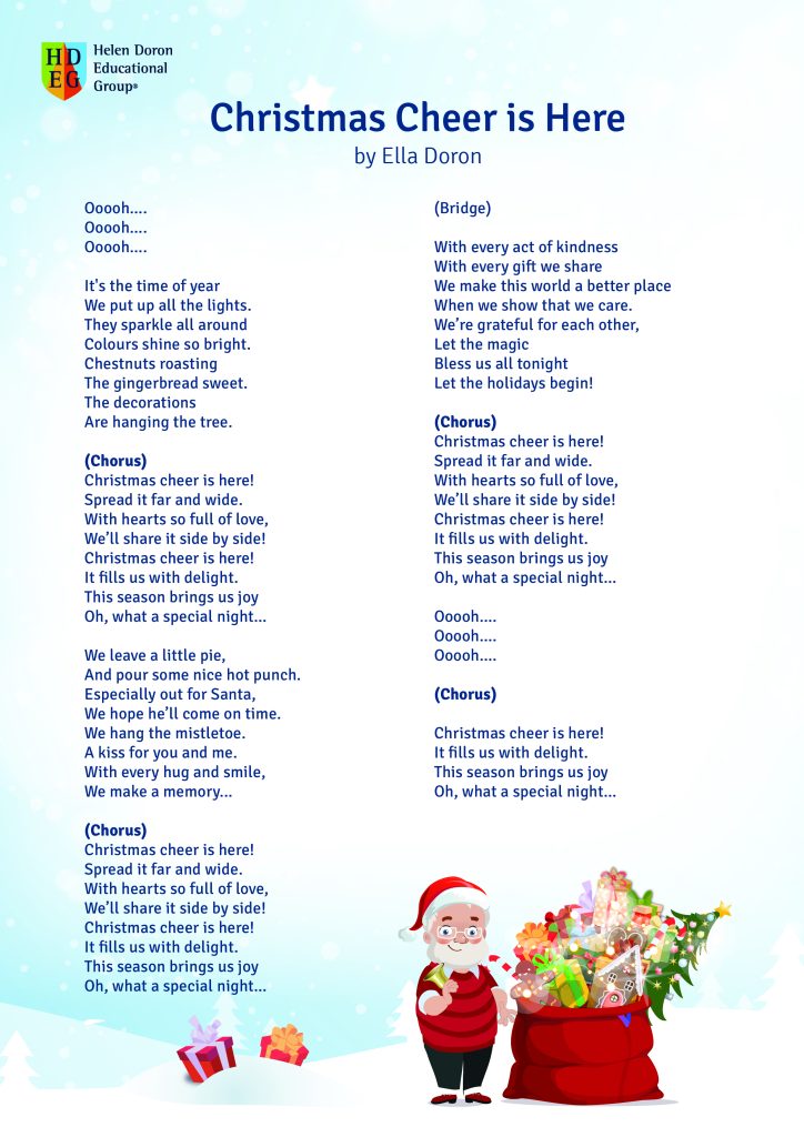 Christmas 2024 Music video Lirics 1 - Helen Doron English