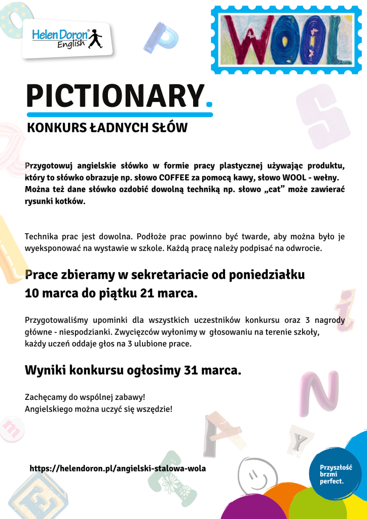 Konkurs Pictionary 2024 - Helen Doron English