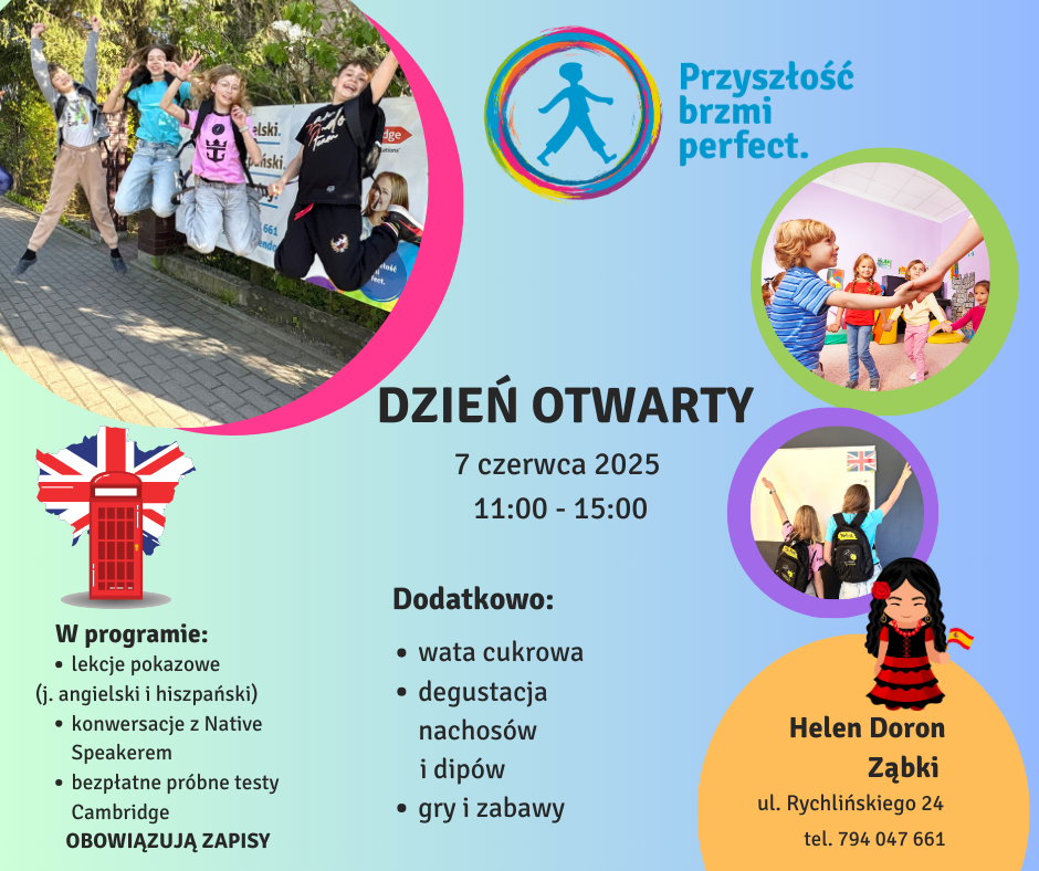 & czerwc Dzień Otwarty w Helen Doron w Ząbkach