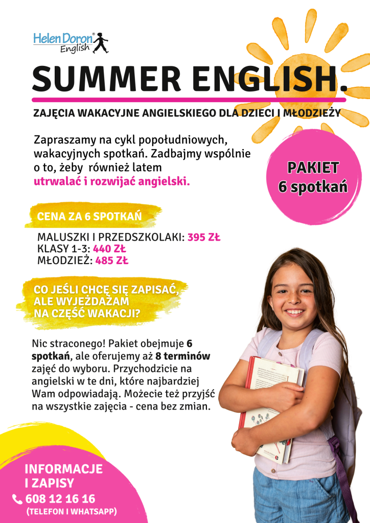plakaty wakacje - Helen Doron English