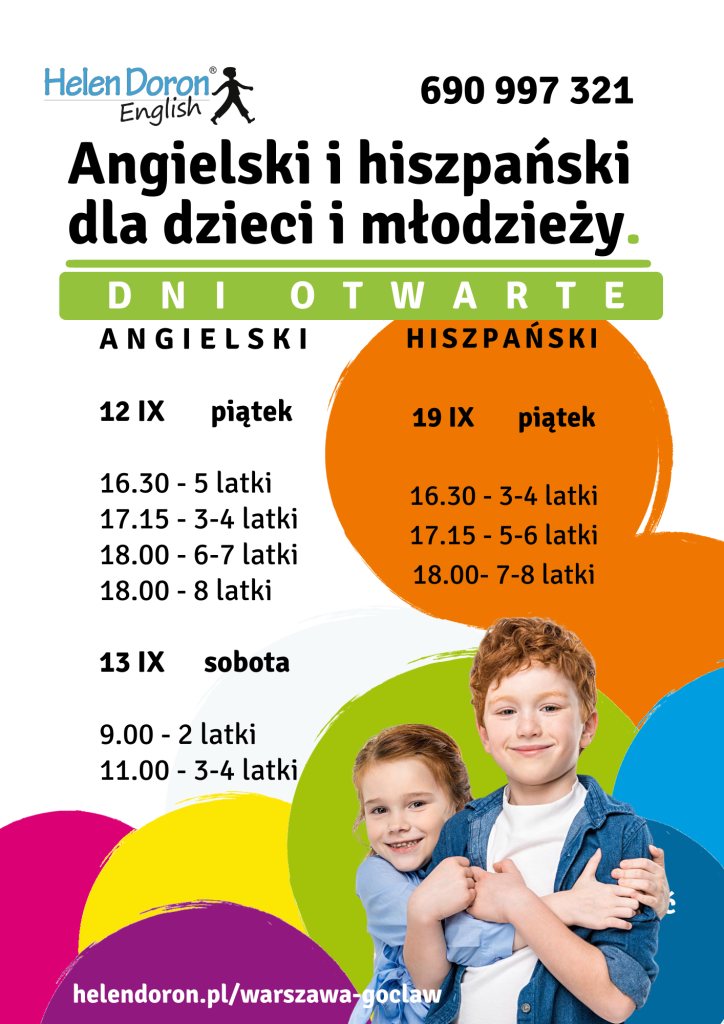 Hiszpański dla dzieci na Warszawskim Grochowie. 2 A3A4 Lekcja pokazowa – kopia - Helen Doron English
