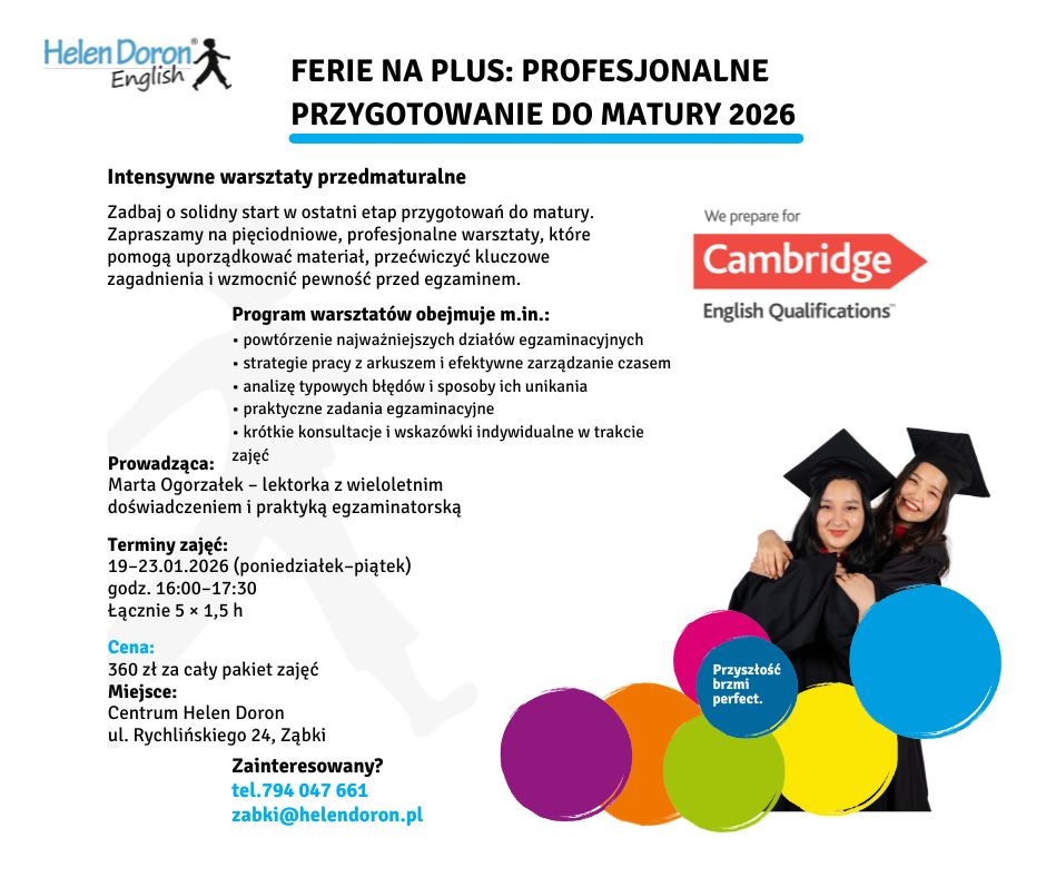 Warsztaty Przedmaturalne