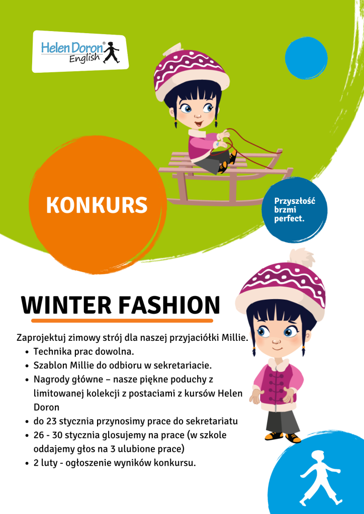 winter fashion millie FOTO PLAKAT - Helen Doron English