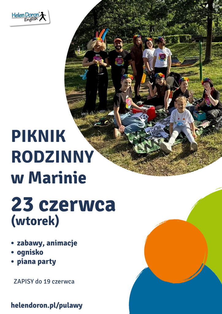 Nocne zwiedzanie Kazimierza Plakat 1 - Helen Doron English